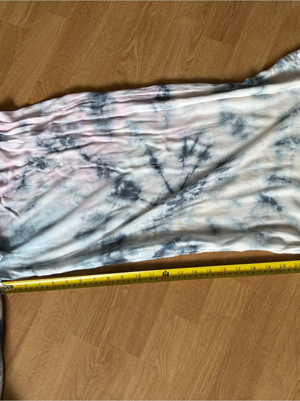 Raviya Pastel Tie-Dye Wide-Leg Pants in Pink, Blue & Cream Sz S - Picture 5 of 7